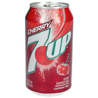 7UP Cherry Flavored Soda 355ml Can