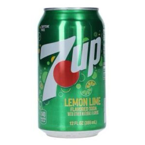 7UP Lemon Lime Flavored Soda 355ml Can