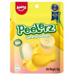 Amos Peelerz Gummy Banana Candy 65g