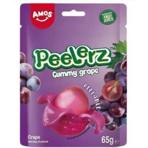 Amos Peelerz Gummy Grape Candy 65g