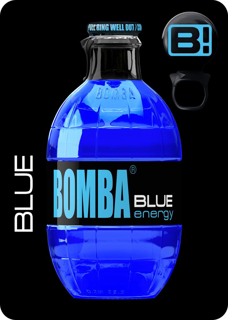 Bomba Blue Energy Drink – Classic Energy Drink 250ml