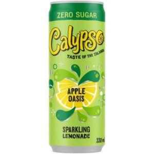 Calypso Apple Oasis Sparkling Lemonade Zero Sugar 330ml Can