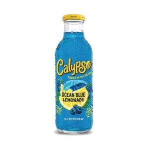 Calypso Ocean Blue Lemonade 473 ml Glasflasche