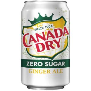 Canada Dry Zero Sugar Ginger Ale 355ml Can