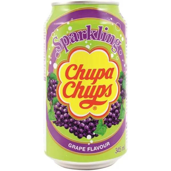 Chupa Chups Sparkling Grape Soda 345ml Can