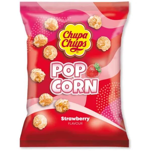 Chupa Chups Strawberry Flavour Popcorn 140g