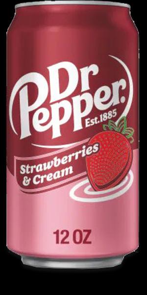 Dr Pepper Strawberries & Cream 355ml Can