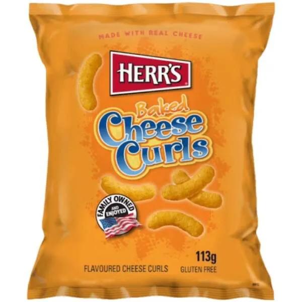 Herr's Baked Cheese Curls 113 g