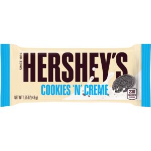Hershey’s Cookies ‘n’ Creme Chocolate Bar 43g