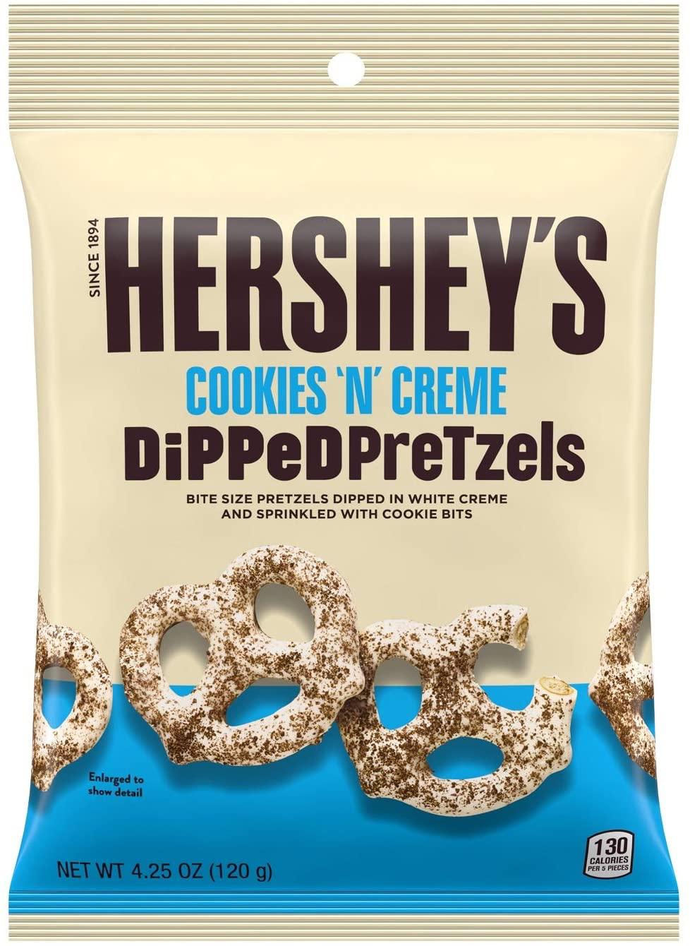Hershey’s Cookies ’n’ Creme Dipped Pretzels 120g