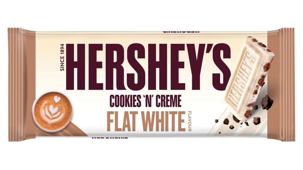 Hershey’s Cookies ‘n’ Creme Flat White Chocolate Bar 90g