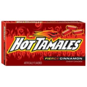 Hot Tamales Fierce Cinnamon Chewy Candy Theater Box 141g