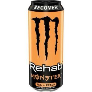 Monster Rehab Tea + Peach Boisson Énergisante 473 ml Canette