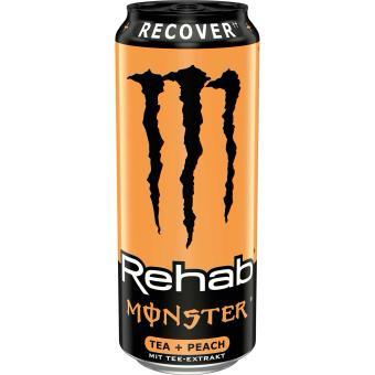 Monster Rehab Tea + Peach Boisson Énergisante 473 ml Canette