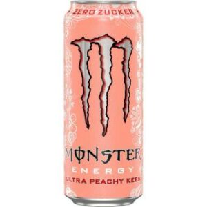 Monster Energy Ultra Peachy Keen sans sucres, canette de 473 ml