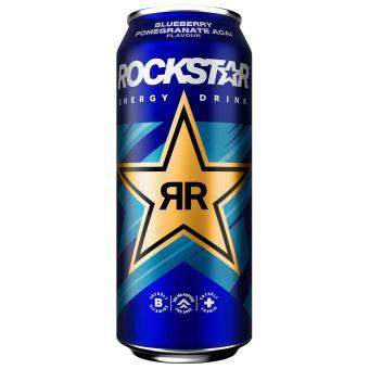 Rockstar Boisson Énergisante Myrtille Grenade Açaï Canette 500 ml