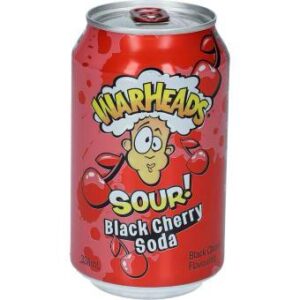 Warheads Sour Black Cherry Soda 330ml Can