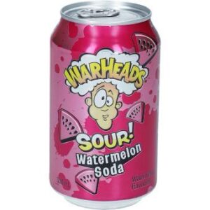 Warheads Sour Watermelon Soda 330ml Can